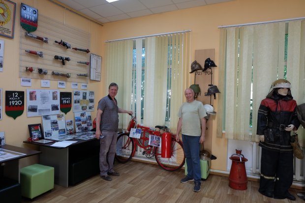 В Можайске продолжает свою работу выставка пожарного дела
