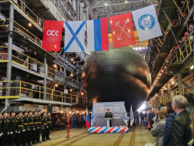 Новая дизель-электрическая подводная лодка «Можайск» спущена на воду!