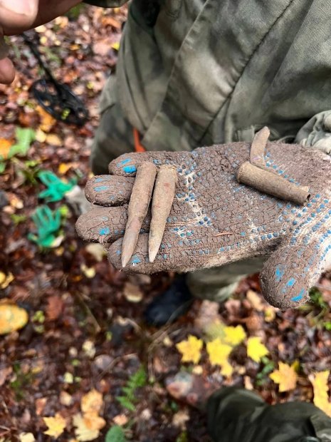 Поисковый отряд из Ногинска нашел боеприпасы времен ВОВ на территории Можайского округа 