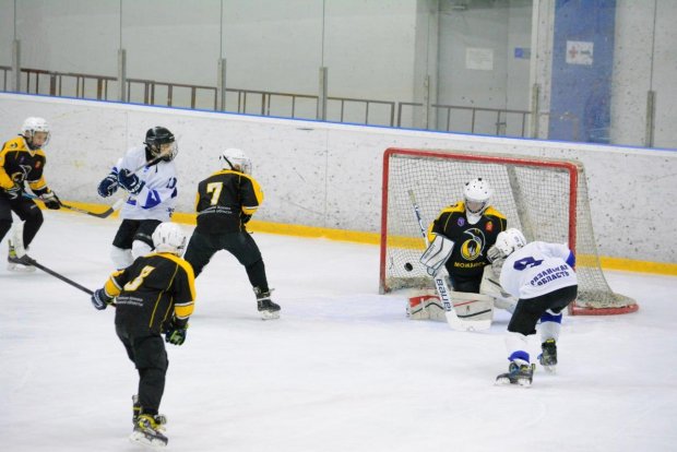 Можайские хоккеисты провели домашний матч в рамках первенства Московской области 