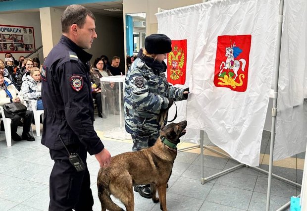 Полицейские Можайска приняли участие в подготовке к проведению выборов