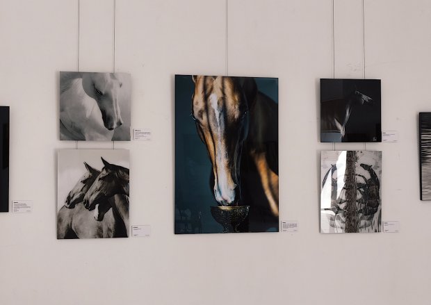 В Можайске открылась выставка Алексея Глухарёва «Всё за коня!»