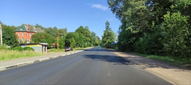 Дорожники отремонтировали почти 4 км автодороги в Отякове